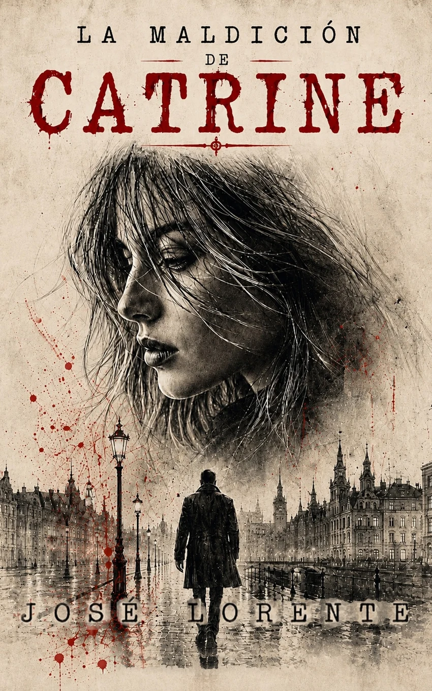 Portada oficial de La maldición de Catrine de José Lorente
